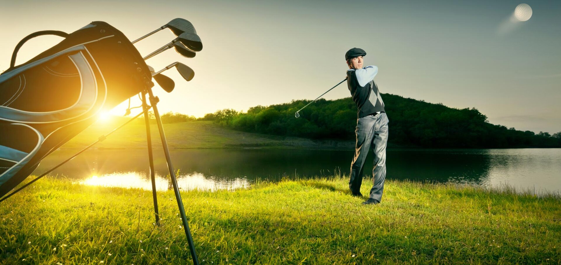Golferlebnis auf einem Golfplatz im Waldviertel